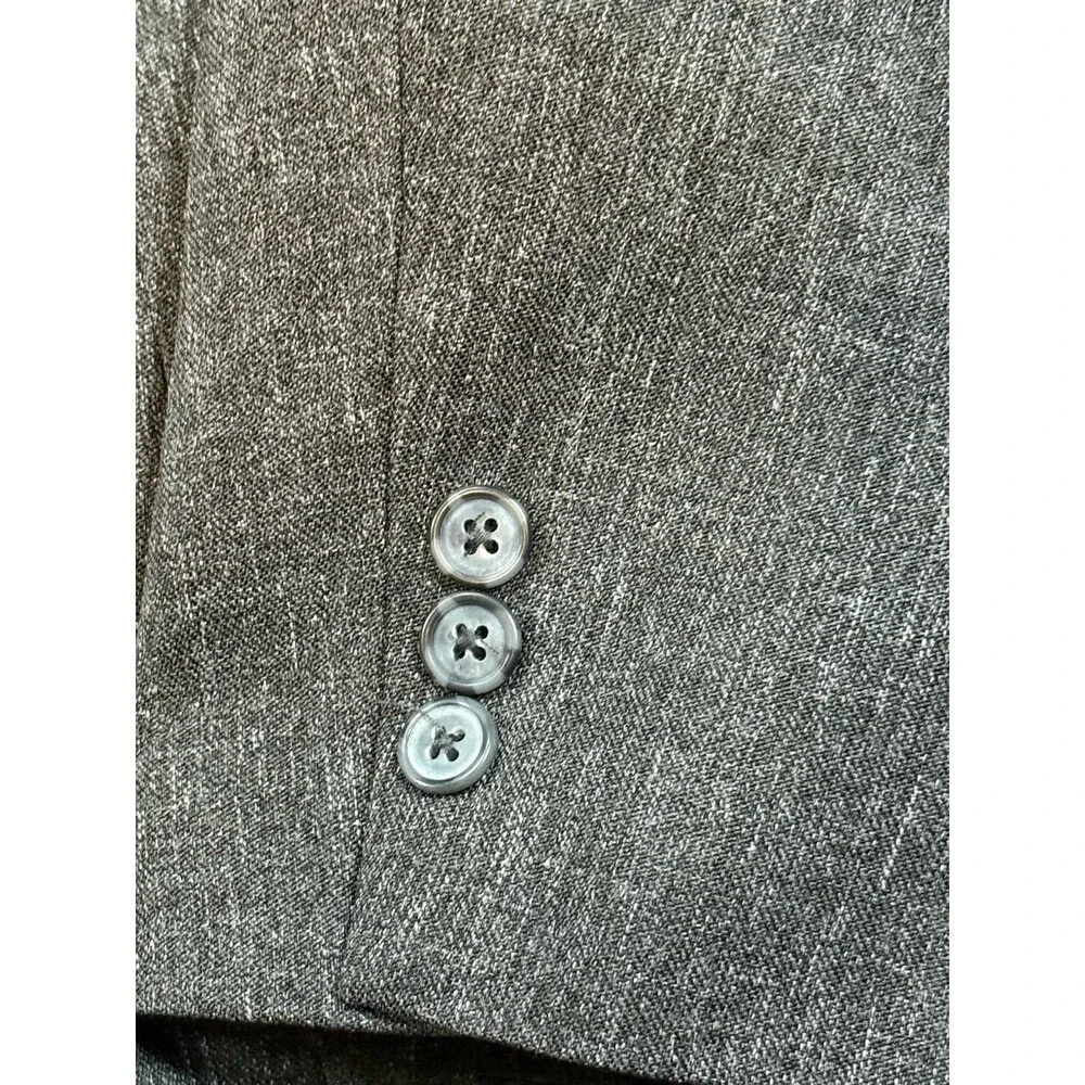 NWT Circle S Men’s Sport Coat 56 R Gray Black Suede Yoke Cowboy Western CC2976